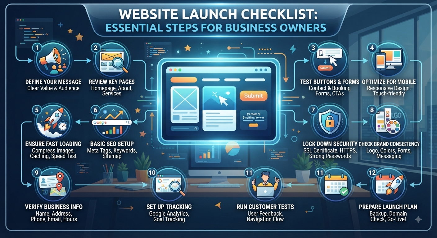 Website Launch Checklist: Essential Steps for Business Owners